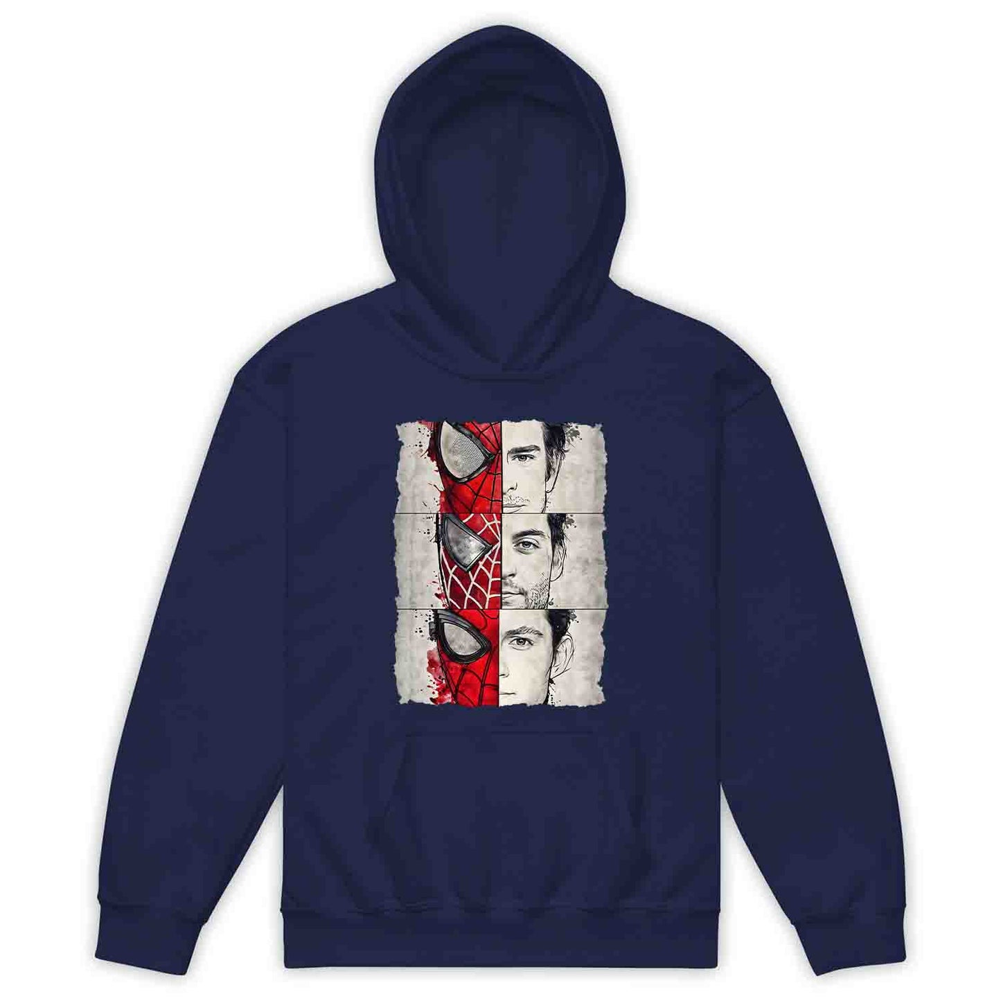 Spider-Man Trio Kids T-Shirt, Tobey, Andrew & Tom Jumper – Marvel Multiverse Hero Hoodie & MCU Apparel | PRODUCT CODE: MCBEWQPL