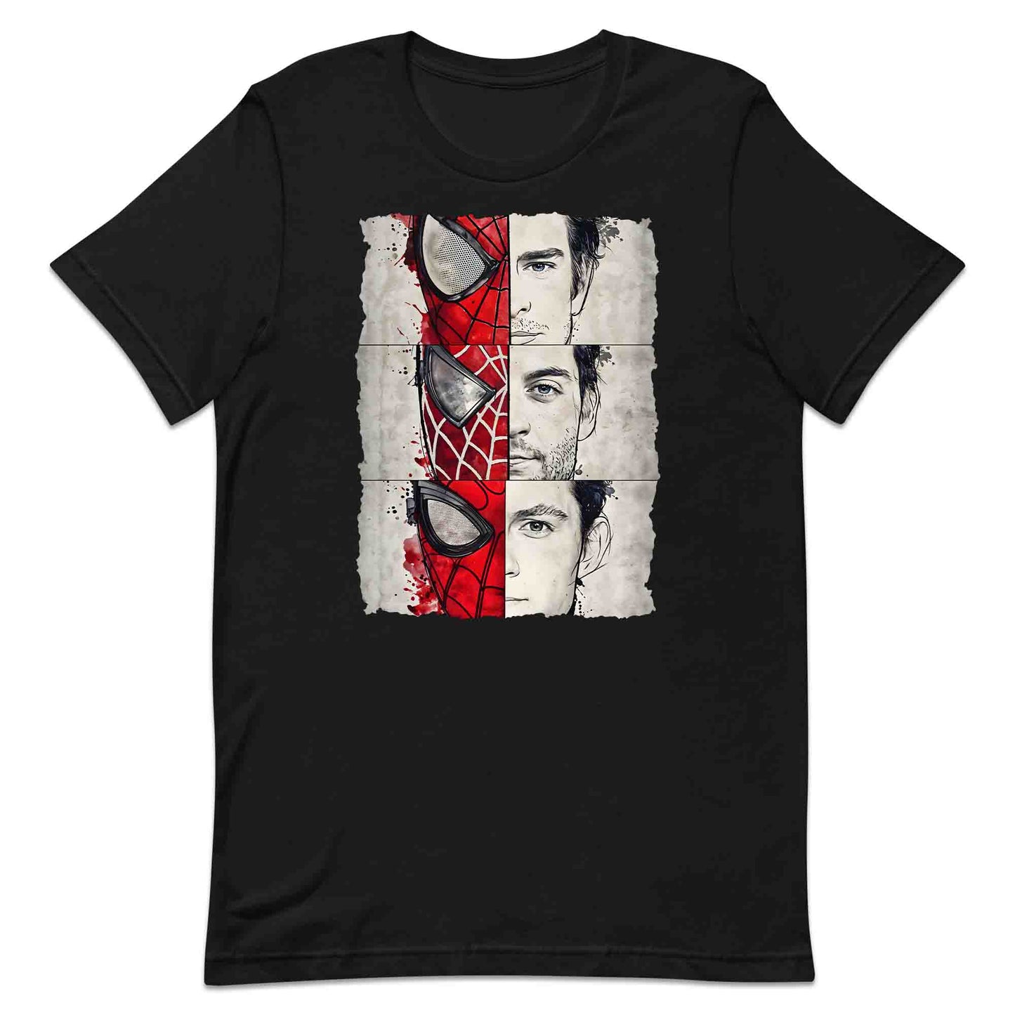 Spider-Man Trio T-Shirt, Tobey, Andrew & Tom Jumper – Marvel Multiverse Hero Hoodie & MCU Apparel | PRODUCT CODE: MCBEWQPL