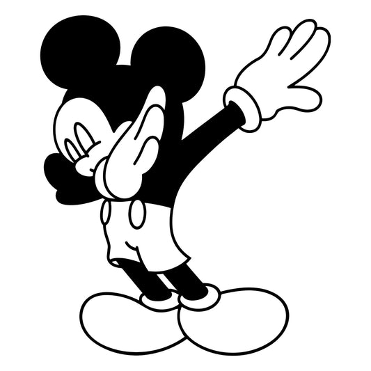 Funny Mickey Mouse Dabbing T-Shirt | Retro Disney Jumper | Vintage Hip-Hop Meme Hoodie | PRODUCT CODE: MCKETDBNGE