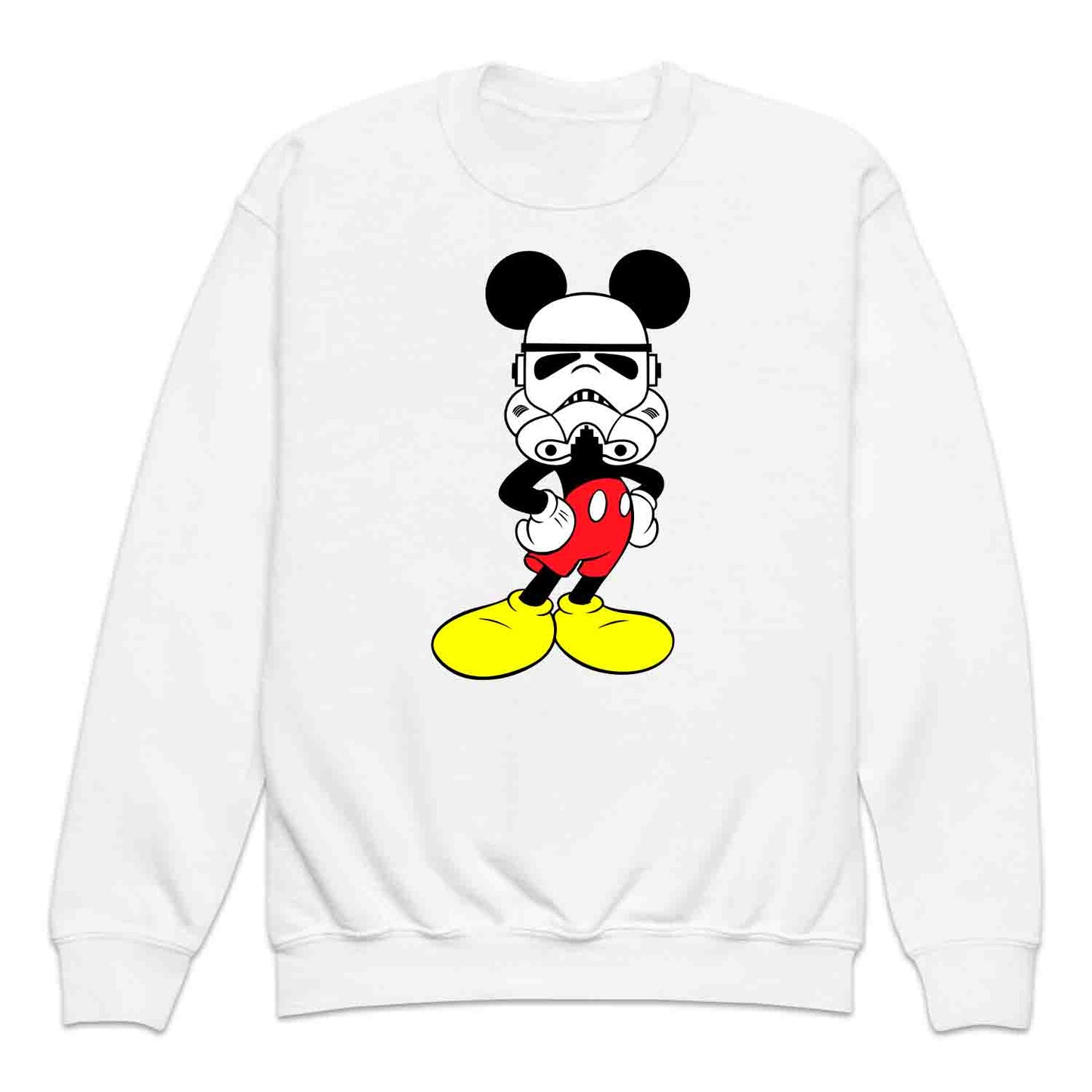 Mickey Mouse Stormtrooper Mashup Kids T-Shirt | Star Wars & Disney Crossover Jumper | Disneyland Visitors and Galactic Empire Fans Hoodie | PRODUCT CODE: MCKHGSTRPOU