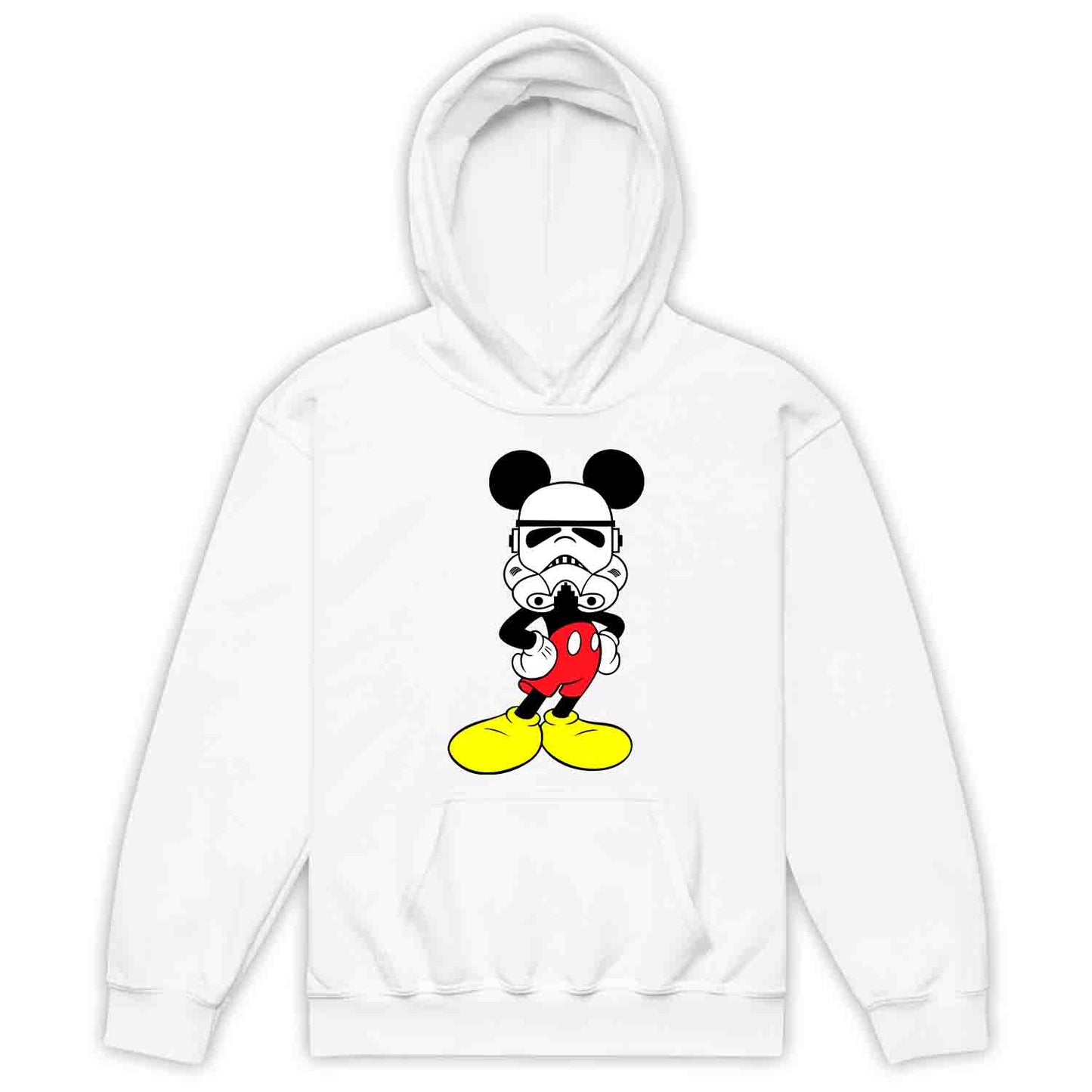 Mickey Mouse Stormtrooper Mashup Kids T-Shirt | Star Wars & Disney Crossover Jumper | Disneyland Visitors and Galactic Empire Fans Hoodie | PRODUCT CODE: MCKHGSTRPOU