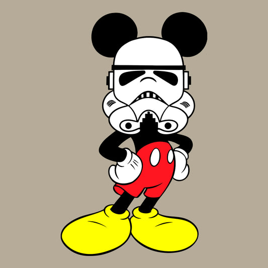 Mickey Mouse Stormtrooper Mashup T-Shirt | Star Wars & Disney Crossover Jumper | Disneyland Visitors and Galactic Empire Fans Hoodie | PRODUCT CODE: MCKHGSTRPOU