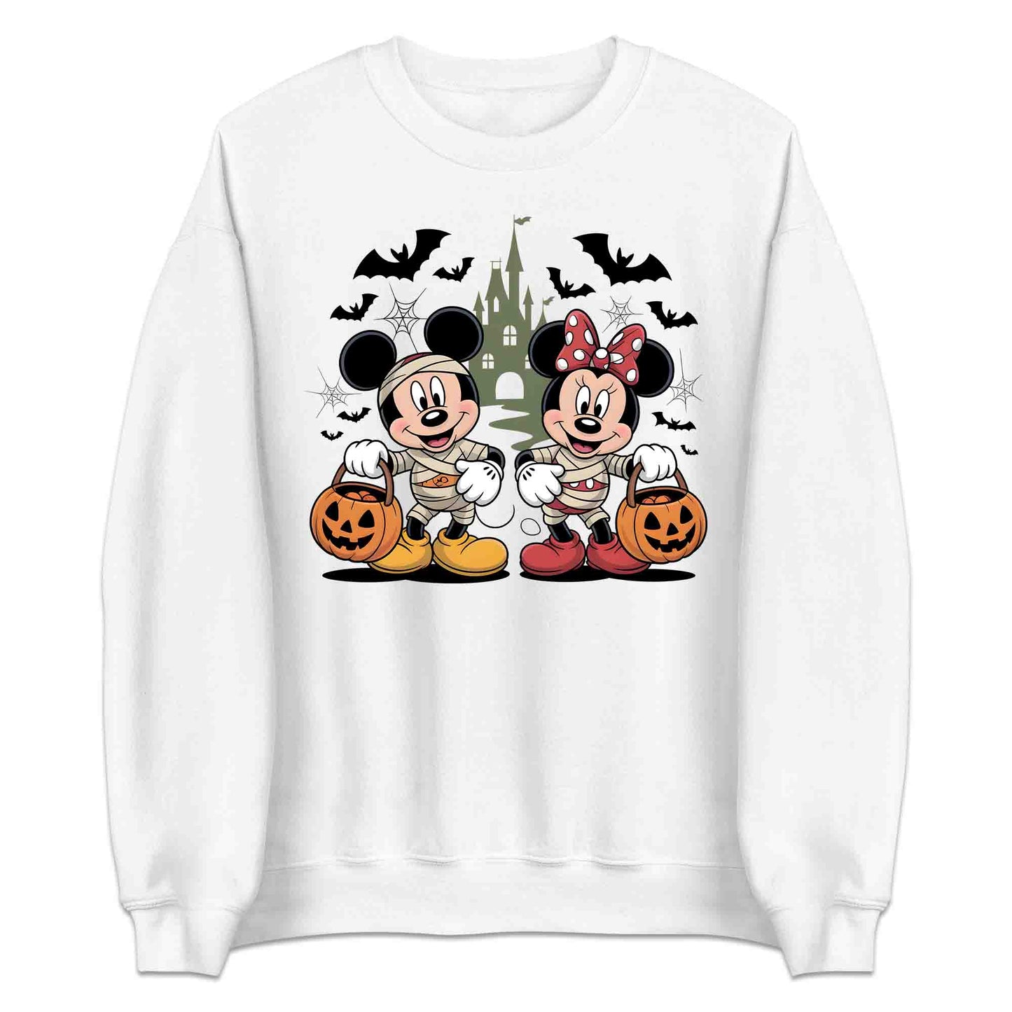 Mickey & Minnie Mummy T-Shirt, Trick or Treat Sweatshirt, Spooky Disney Hoodie | PRODUCT CODE: MERWFSUWR