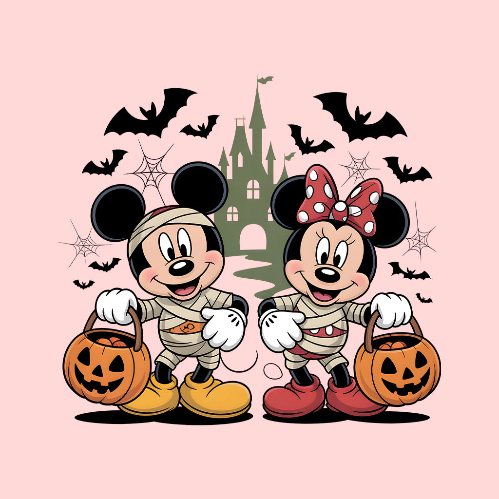 Mickey & Minnie Mummy T-Shirt, Trick or Treat Sweatshirt, Spooky Disney Hoodie | PRODUCT CODE: MERWFSUWR