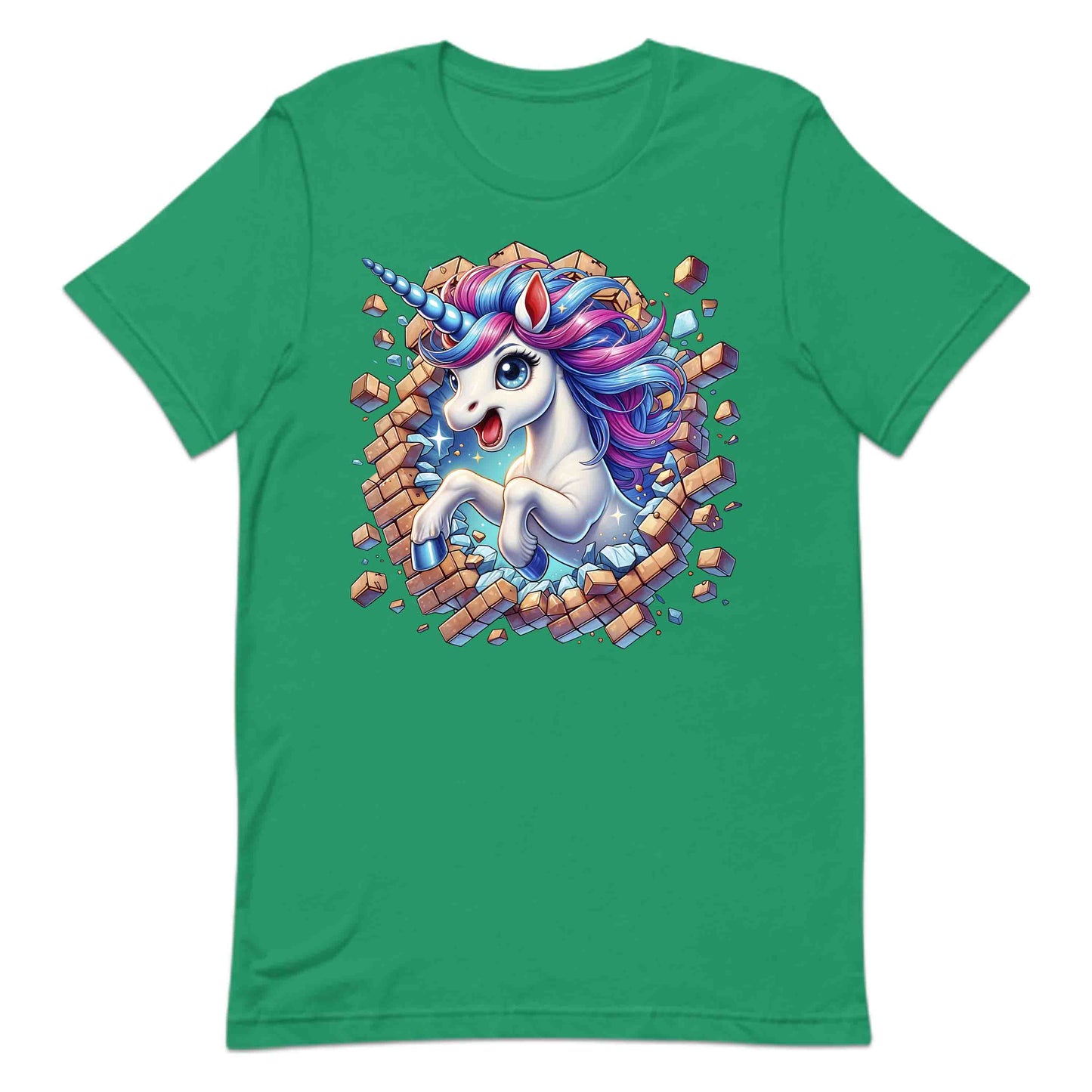 Magical Unicorn Breaking Through Wall 3D Realistic Whimsical Unicorn | PRODUCT CODE: MFGCLAUNOBKR
