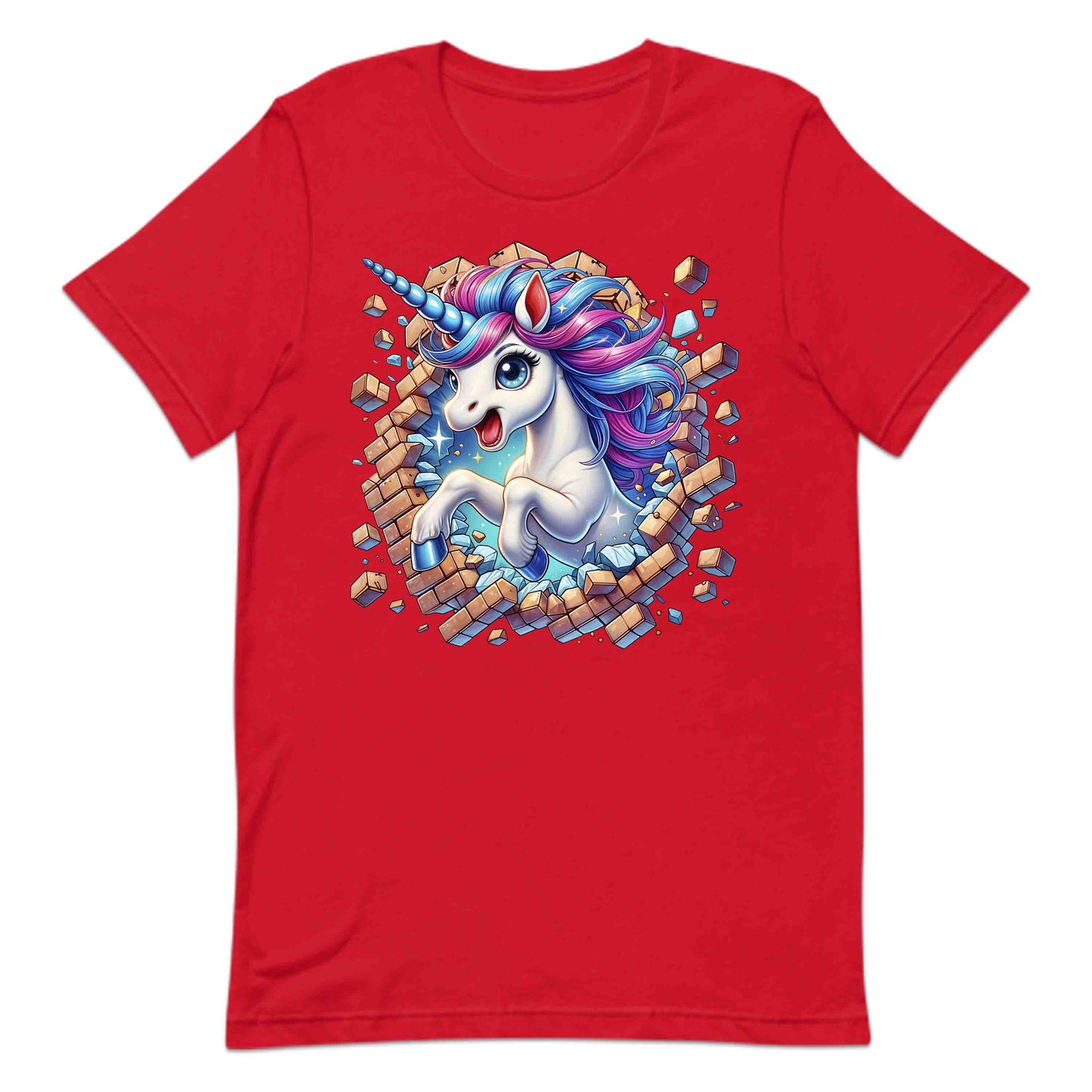 Magical Unicorn Breaking Through Wall 3D Realistic Whimsical Unicorn | PRODUCT CODE: MFGCLAUNOBKR