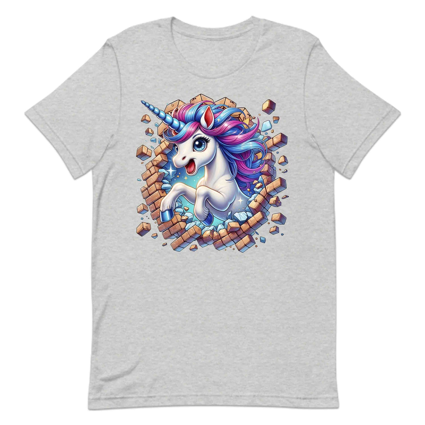 Magical Unicorn Breaking Through Wall 3D Realistic Whimsical Unicorn | PRODUCT CODE: MFGCLAUNOBKR