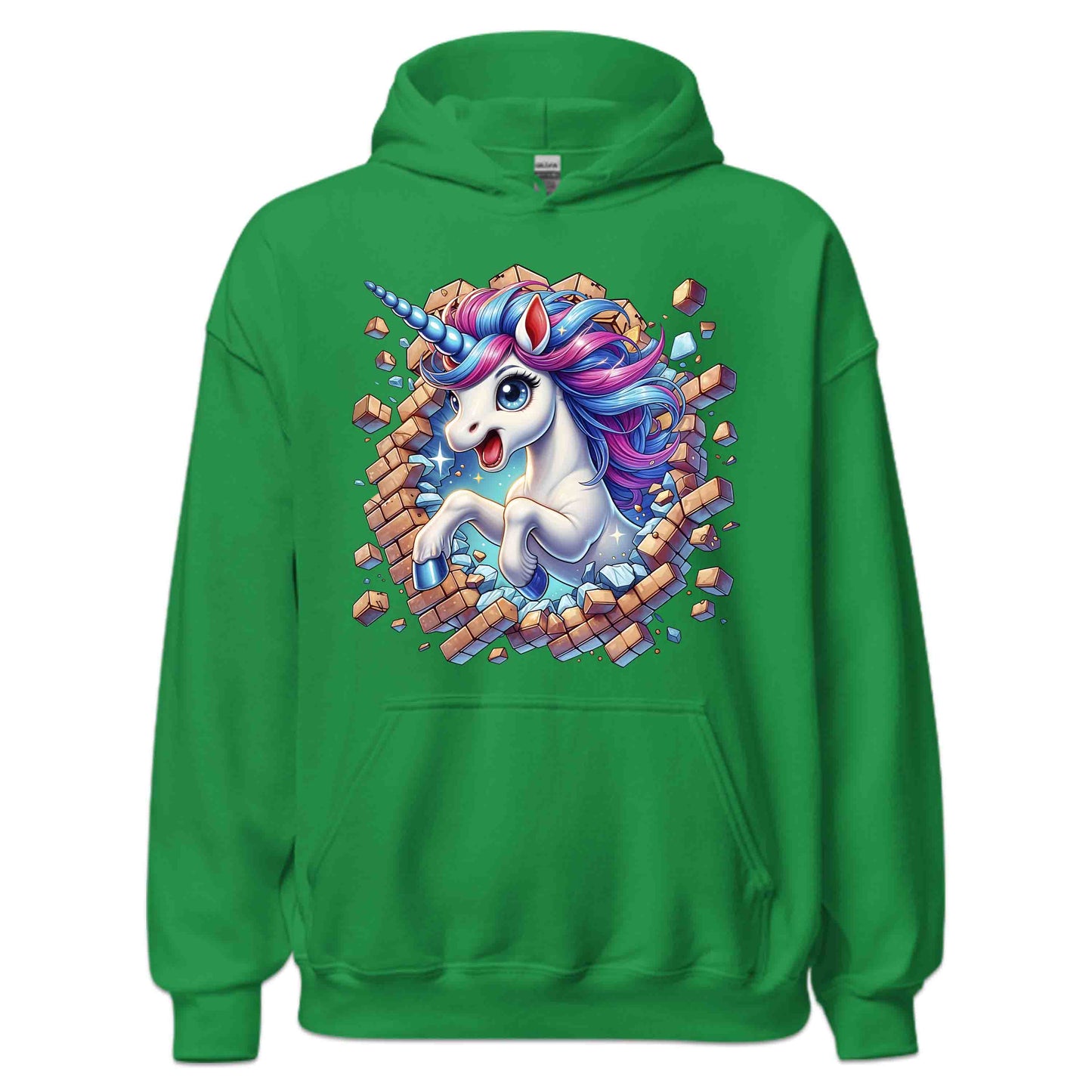 Magical Unicorn Breaking Through Wall 3D Realistic Whimsical Unicorn | PRODUCT CODE: MFGCLAUNOBKR