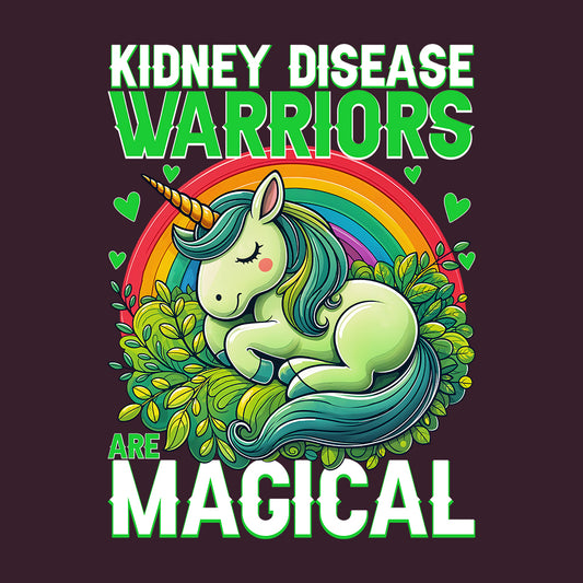 Magical Kidney Warrior Unicorn Kidney Disease Awareness | PRODUCT CODE: MGCUNRCOKHFY