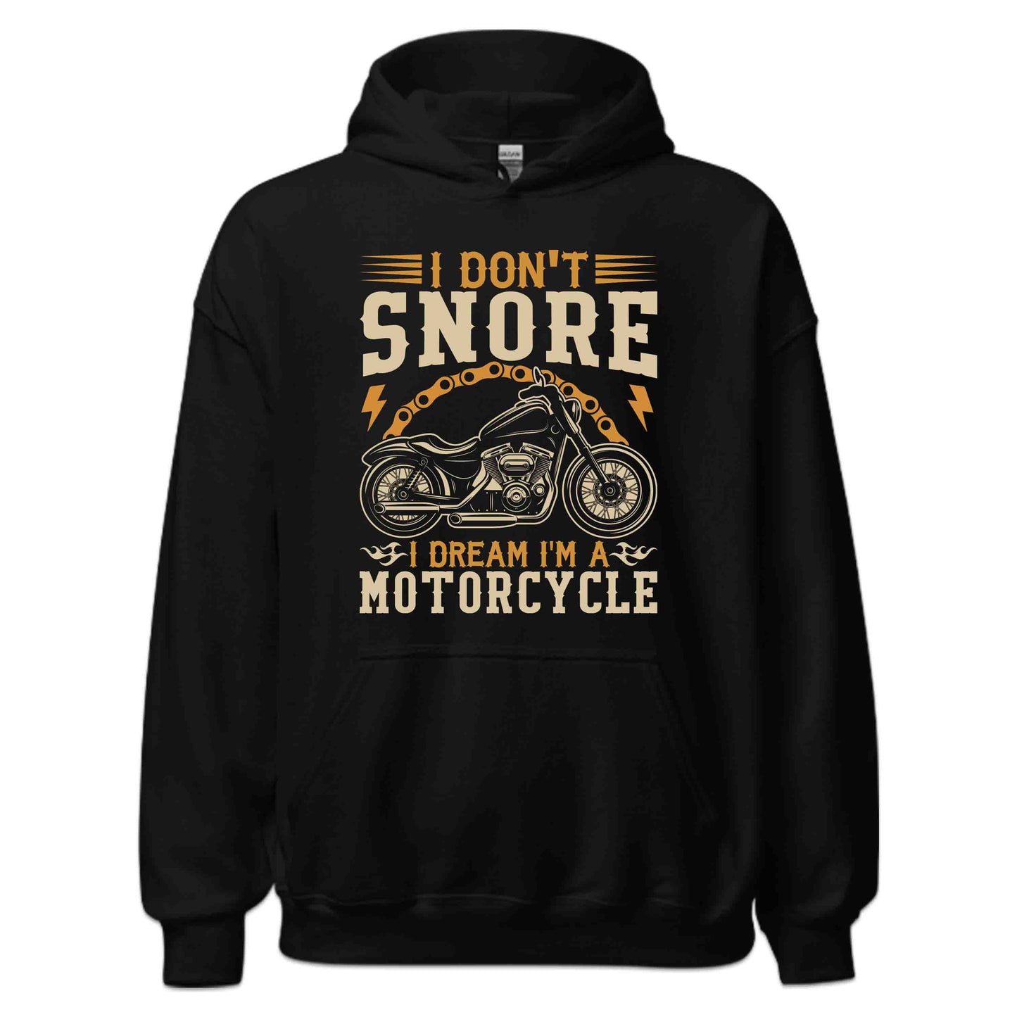 Hilarious Motorcycle Dreamer I Don't Snore I Dream I'm a Motorcycle | PRODUCT CODE: MIECANTWBOWBA