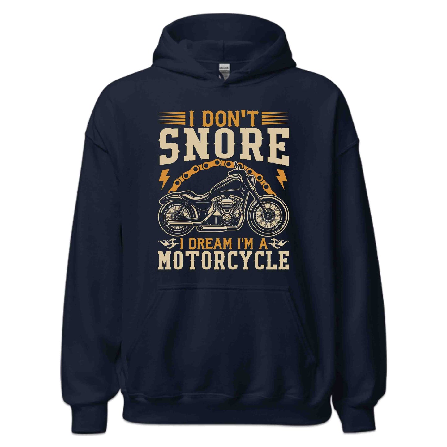 Hilarious Motorcycle Dreamer I Don't Snore I Dream I'm a Motorcycle | PRODUCT CODE: MIECANTWBOWBA