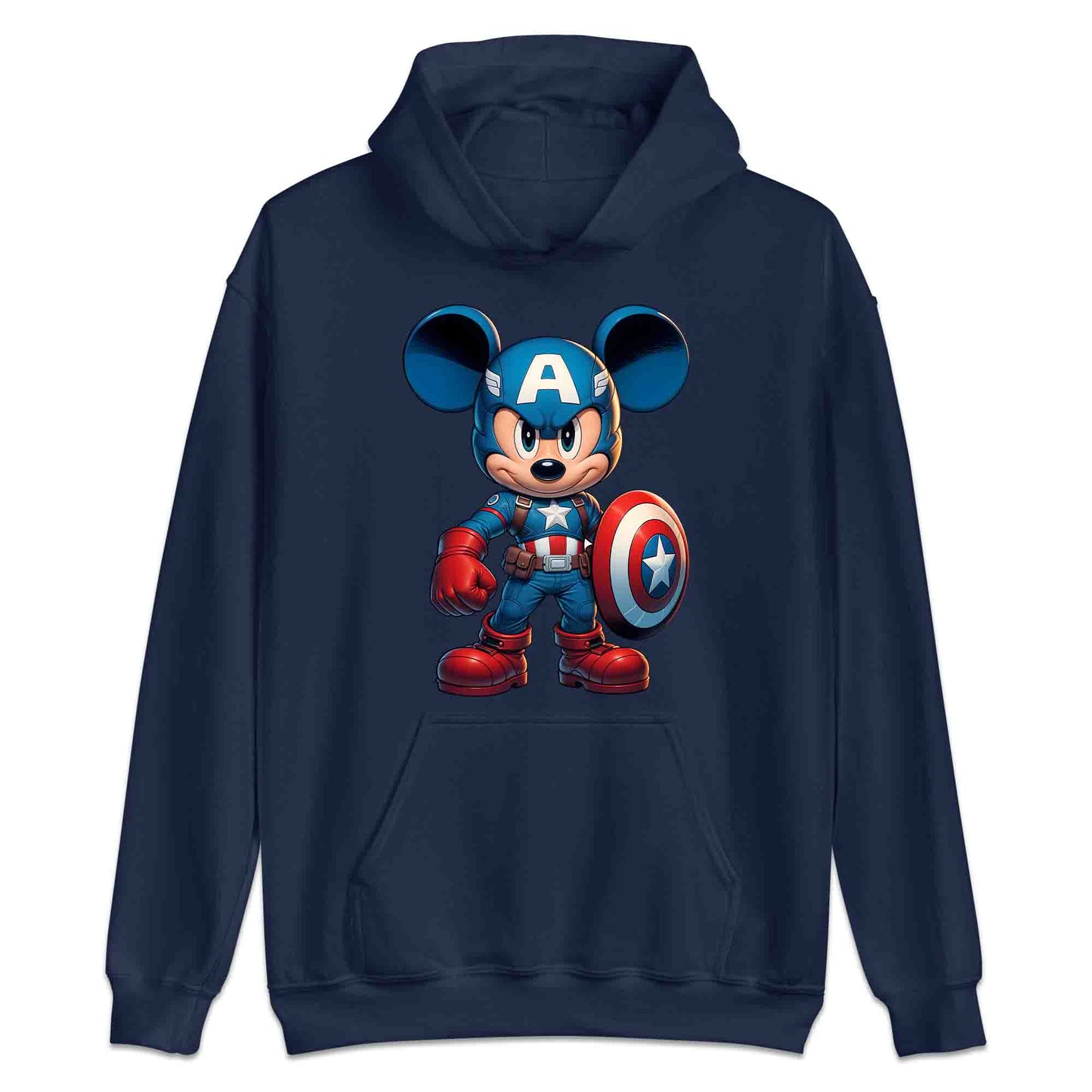 Mickey Captain America Shield T-Shirt | Mickey Super Soldier Jumper | Disney x Marvel Crossover Hoodie | PRODUCT CODE: MIWQBEHDSYU