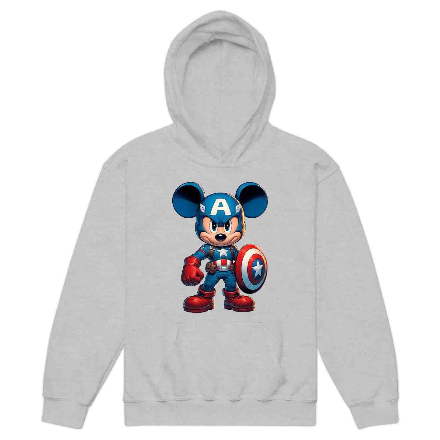 Mickey Captain America Shield Kids T-Shirt | Mickey Super Soldier Jumper | Disney x Marvel Crossover Hoodie | PRODUCT CODE: MIWQBEHDSYU