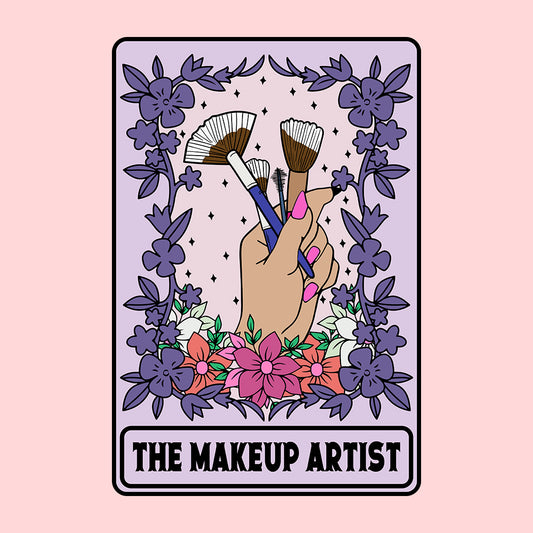 Makeup Artist Tarot Card Mystical Beauty | PRODUCT CODE: MKEUPRSTCD