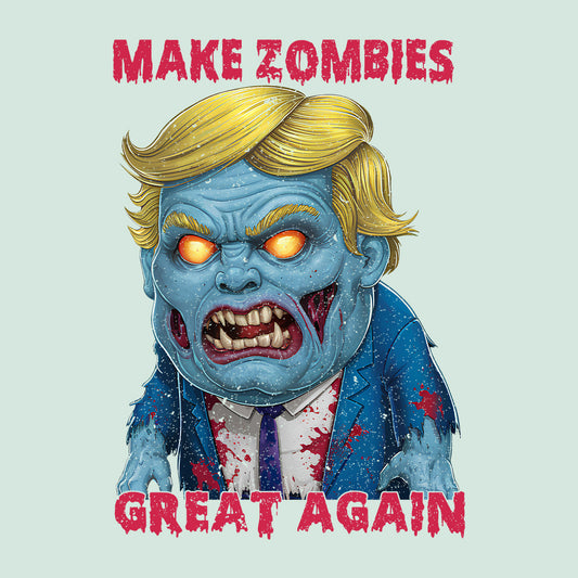 Make Zombies Great Again Halloween Zombie Trump | PRODUCT CODE: MKZBMSGRTA