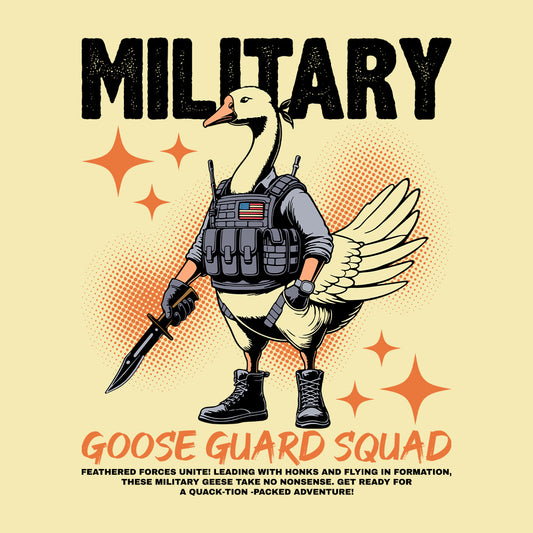 Military Goose Guard Squad Funny Tactical Goose | PRODUCT CODE: MLTGSORDUWQ