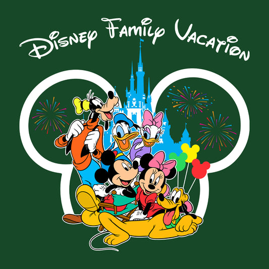 Mickey & Friends Family Vacation Kids T-Shirt, Matching Disney Trip Jumper & Hoodie – Magical Travel Apparel | PRODUCT CODE: MNBSFIW