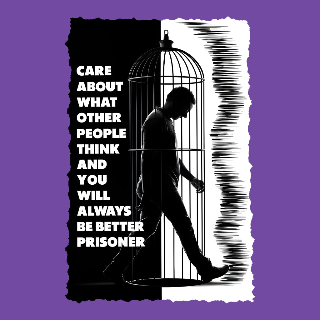 Man Walking in Birdcage Prisoner Philosophy | PRODUCT CODE: MNGIBRDC