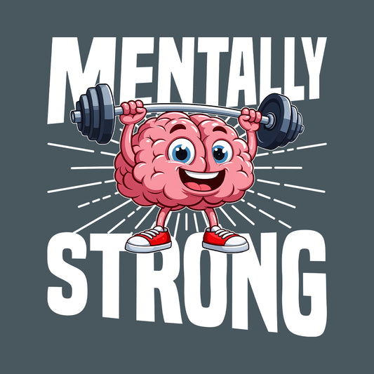 Mentally Strong Gym Enthusiasts Brain Lifting Weights | PRODUCT CODE: MNTBRAGENUTS