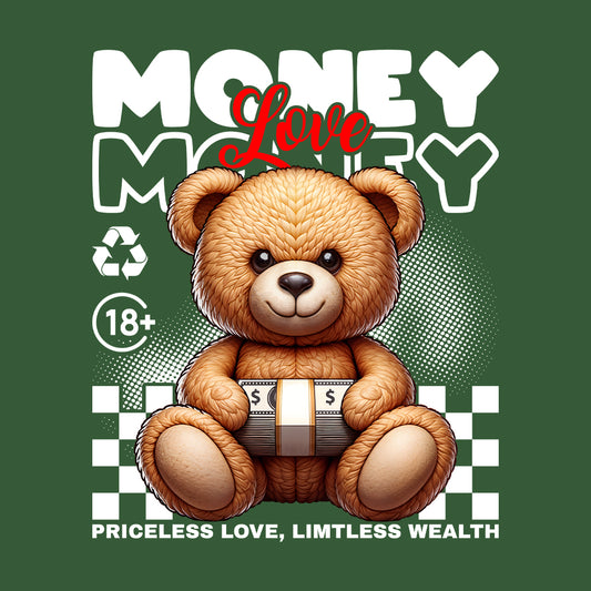 Money Love Teddy Bear with Cash Entrepreneurs and Dreamers | PRODUCT CODE: MNYLVBREYDC