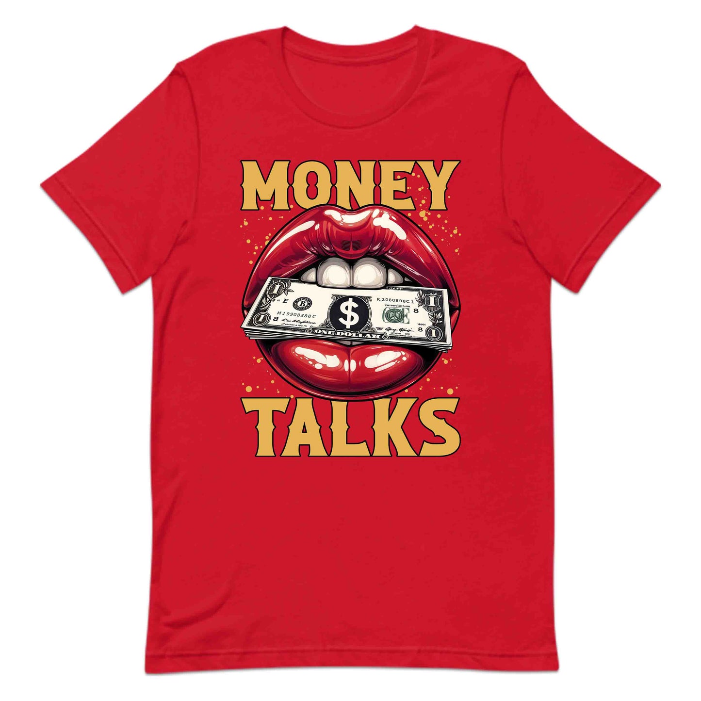Money Talks Dollar Bill & Red Lips Entrepreneurs Hustlers Enthusiasts | PRODUCT CODE: MNYTKLSDOBRE