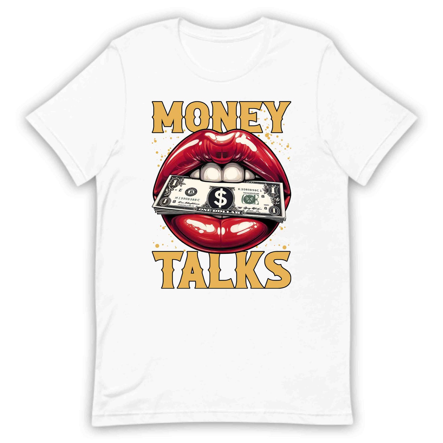 Money Talks Dollar Bill & Red Lips Entrepreneurs Hustlers Enthusiasts | PRODUCT CODE: MNYTKLSDOBRE