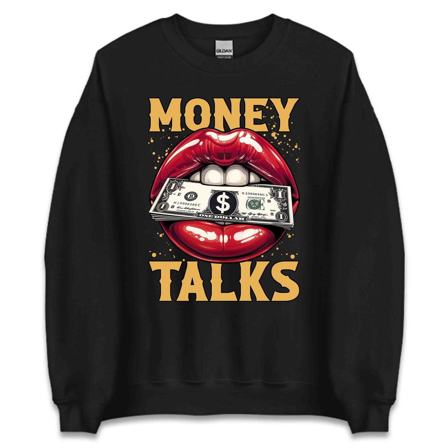 Money Talks Dollar Bill & Red Lips Entrepreneurs Hustlers Enthusiasts | PRODUCT CODE: MNYTKLSDOBRE