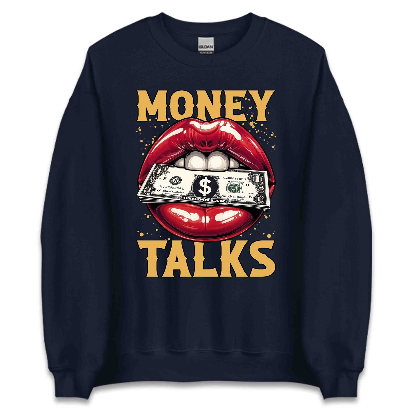 Money Talks Dollar Bill & Red Lips Entrepreneurs Hustlers Enthusiasts | PRODUCT CODE: MNYTKLSDOBRE