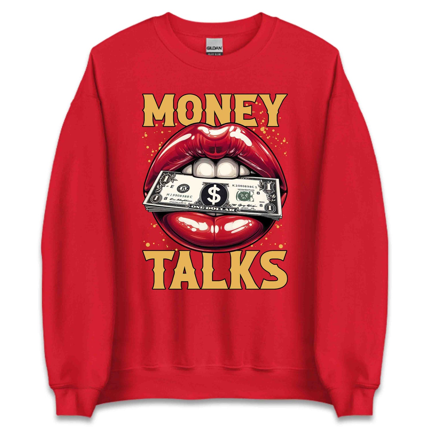 Money Talks Dollar Bill & Red Lips Entrepreneurs Hustlers Enthusiasts | PRODUCT CODE: MNYTKLSDOBRE
