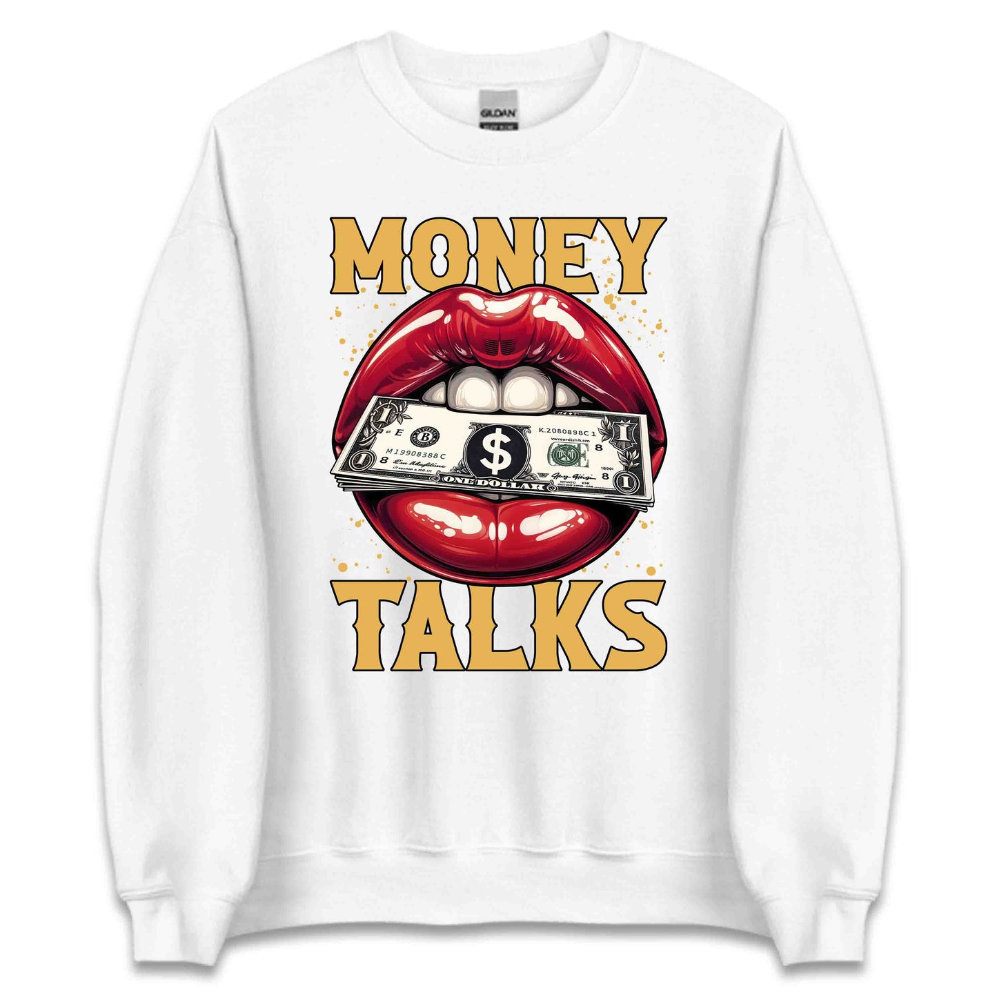 Money Talks Dollar Bill & Red Lips Entrepreneurs Hustlers Enthusiasts | PRODUCT CODE: MNYTKLSDOBRE