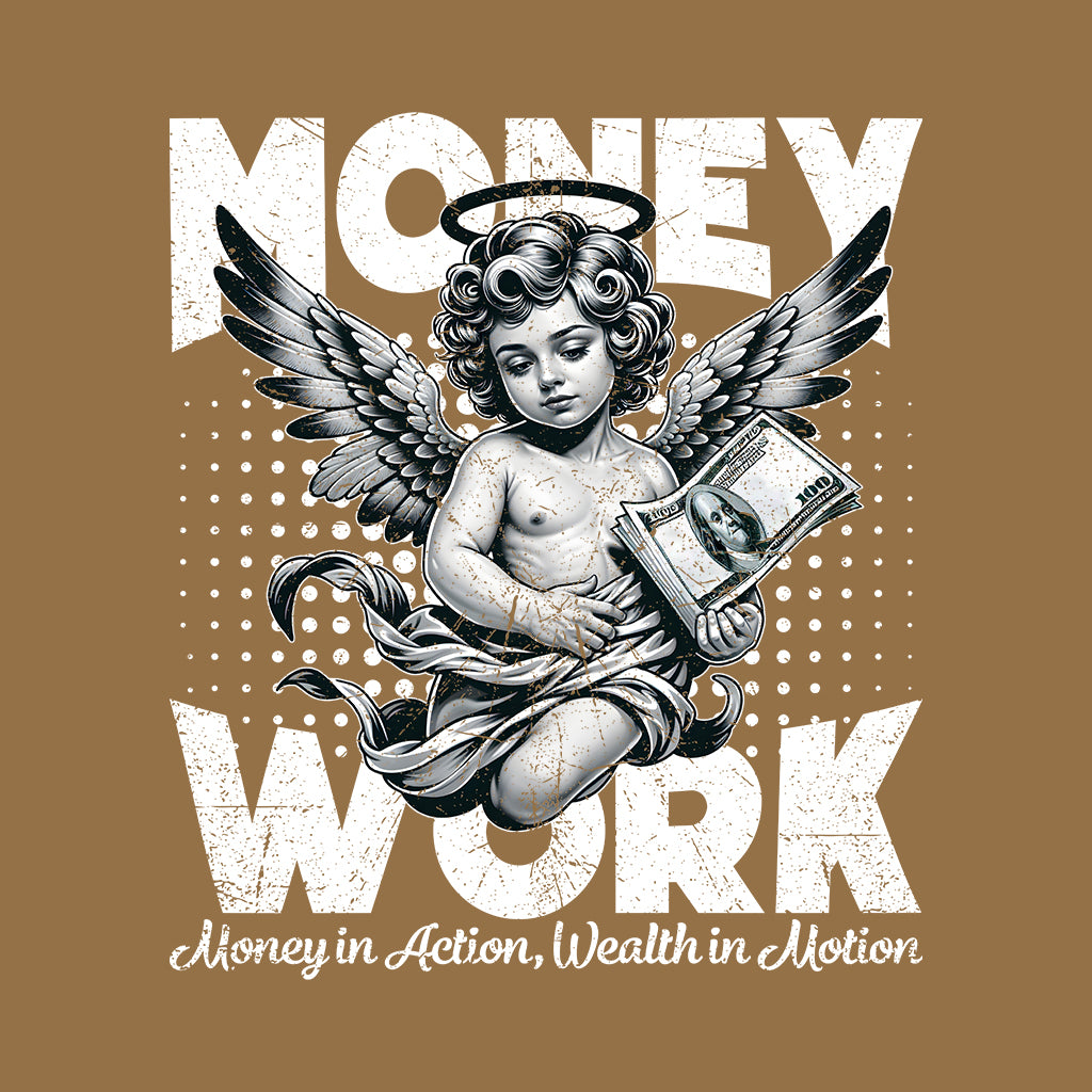 Cherub Holding $100 Bills Money Work | PRODUCT CODE: MNYWRKCHB
