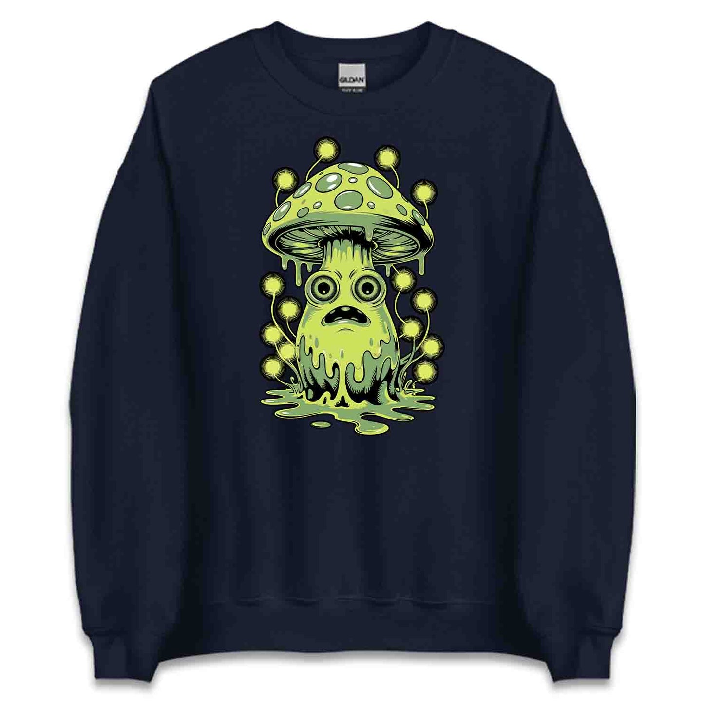 Mutant Mushroom Slime T-Shirt, Psychedelic Sweatshirt & Horror Hoodie | PRODUCT CODE: MQWETYIASLX