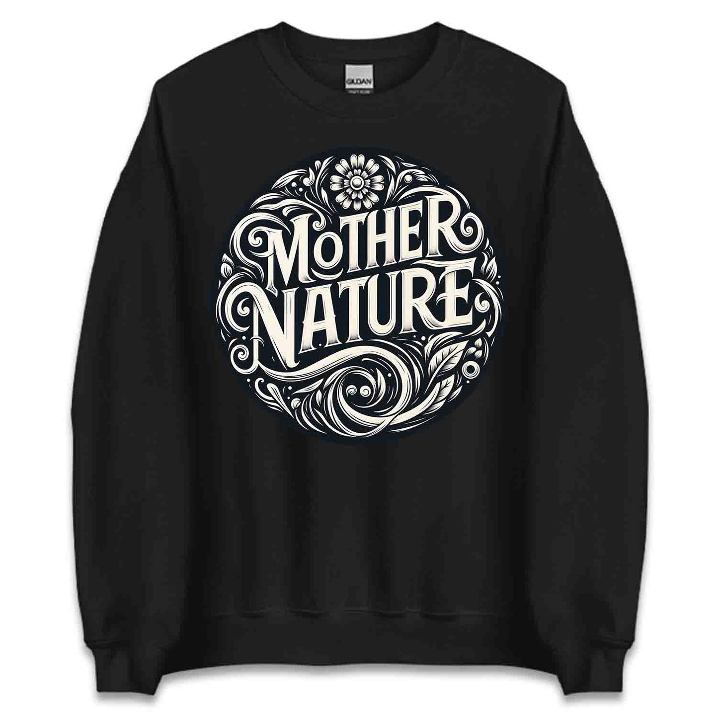 Mother Nature T-Shirt, Sweatshirt, Hoodie – Vintage Floral Eco-Friendly Earth Lover Top | PRODUCT CODE: MRTHSOWBNU