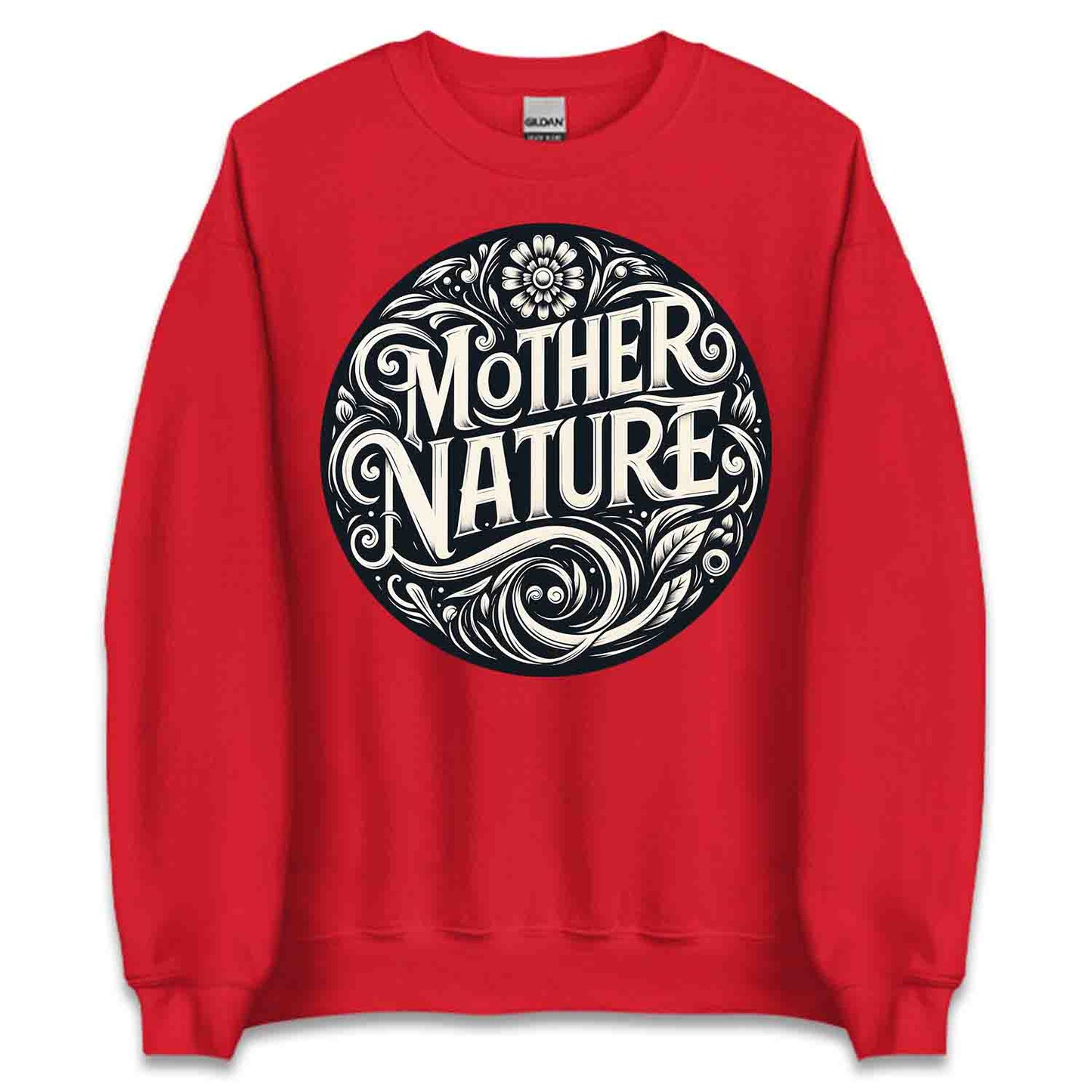 Mother Nature T-Shirt, Sweatshirt, Hoodie – Vintage Floral Eco-Friendly Earth Lover Top | PRODUCT CODE: MRTHSOWBNU