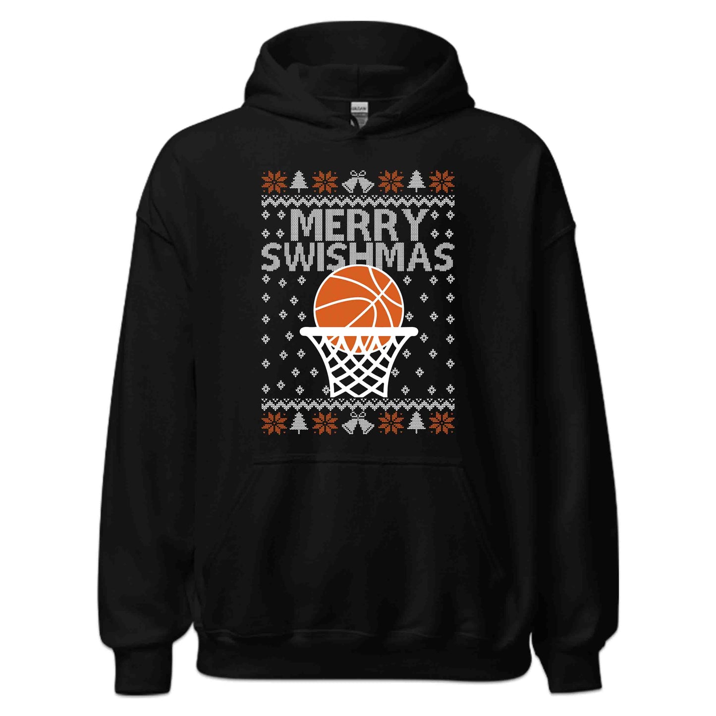 Merry Swishmas Basketball Christmas Sports Xmas | PRODUCT CODE: MRYSHWMABLK