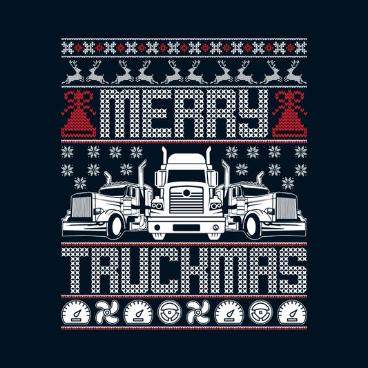 Merry Truckmas Christmas Trucking Funny Xmas Truck Driver | PRODUCT CODE: MRYTCKSANGD