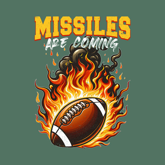 Missiles Are Coming American Football | PRODUCT CODE: MSLARCMNGATO