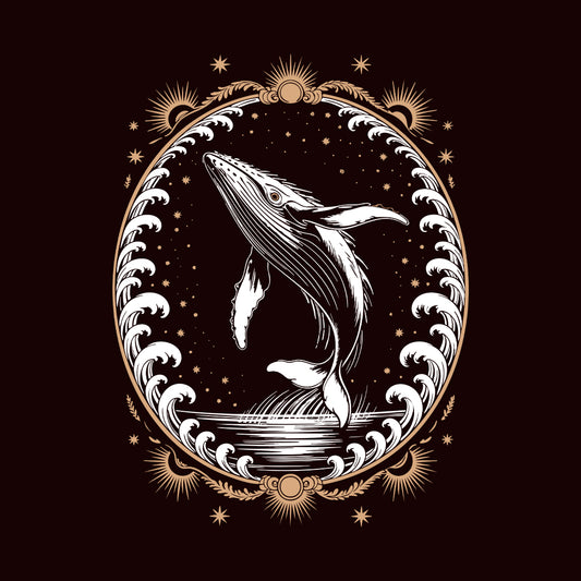 Mystical Whale T-Shirt, Celestial Ocean Sweatshirt, Cosmic Nature Hoodie | PRODUCT CODE: MSTWEKCJE