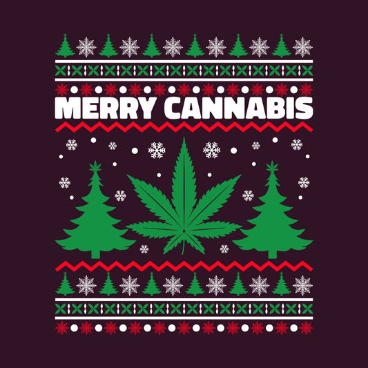 Merry Cannabis Weedmas Ugly Christmas | PRODUCT CODE: MTCNBSWEDU