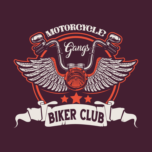 Motorcycle Gangs Biker Club Enthusiast Vintage Bike Riders | PRODUCT CODE: MTROCGNVKBCLU