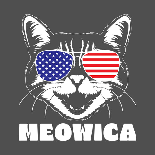 Meowica Patriotic Cat 4th of July | PRODUCT CODE: MWCPOTRCA