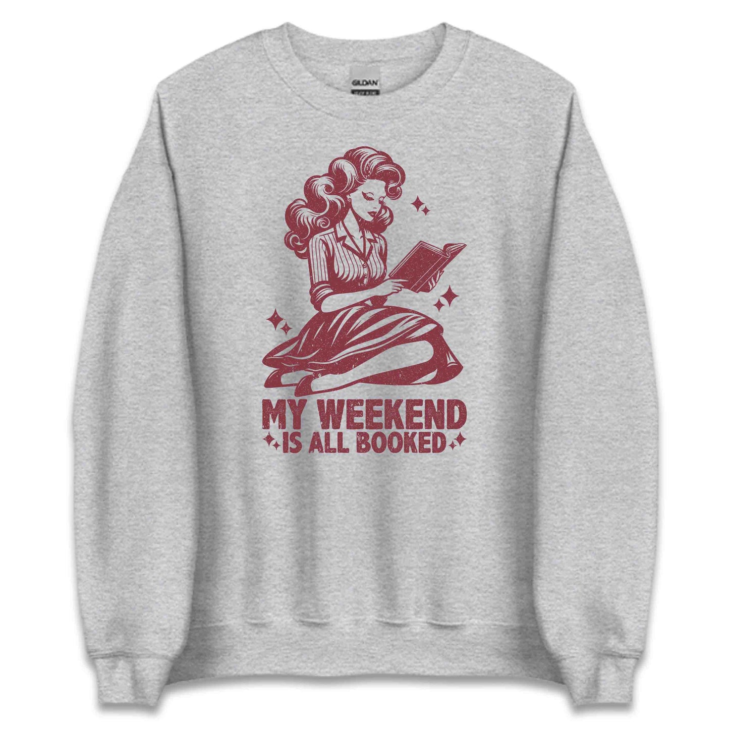 My Weekend is All Booked Vintage Reading Introverts & Avid Readers Banned Books | PRODUCT CODE: MWKENDOBVJE