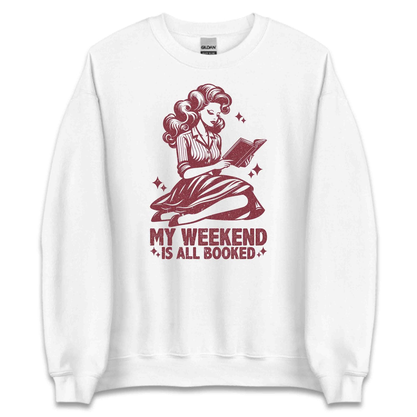 My Weekend is All Booked Vintage Reading Introverts & Avid Readers Banned Books | PRODUCT CODE: MWKENDOBVJE