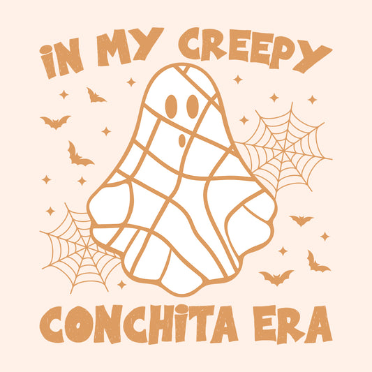 In My Creepy Conchita Era Cute Ghost Concha Halloween | PRODUCT CODE: MXCNBRDHL