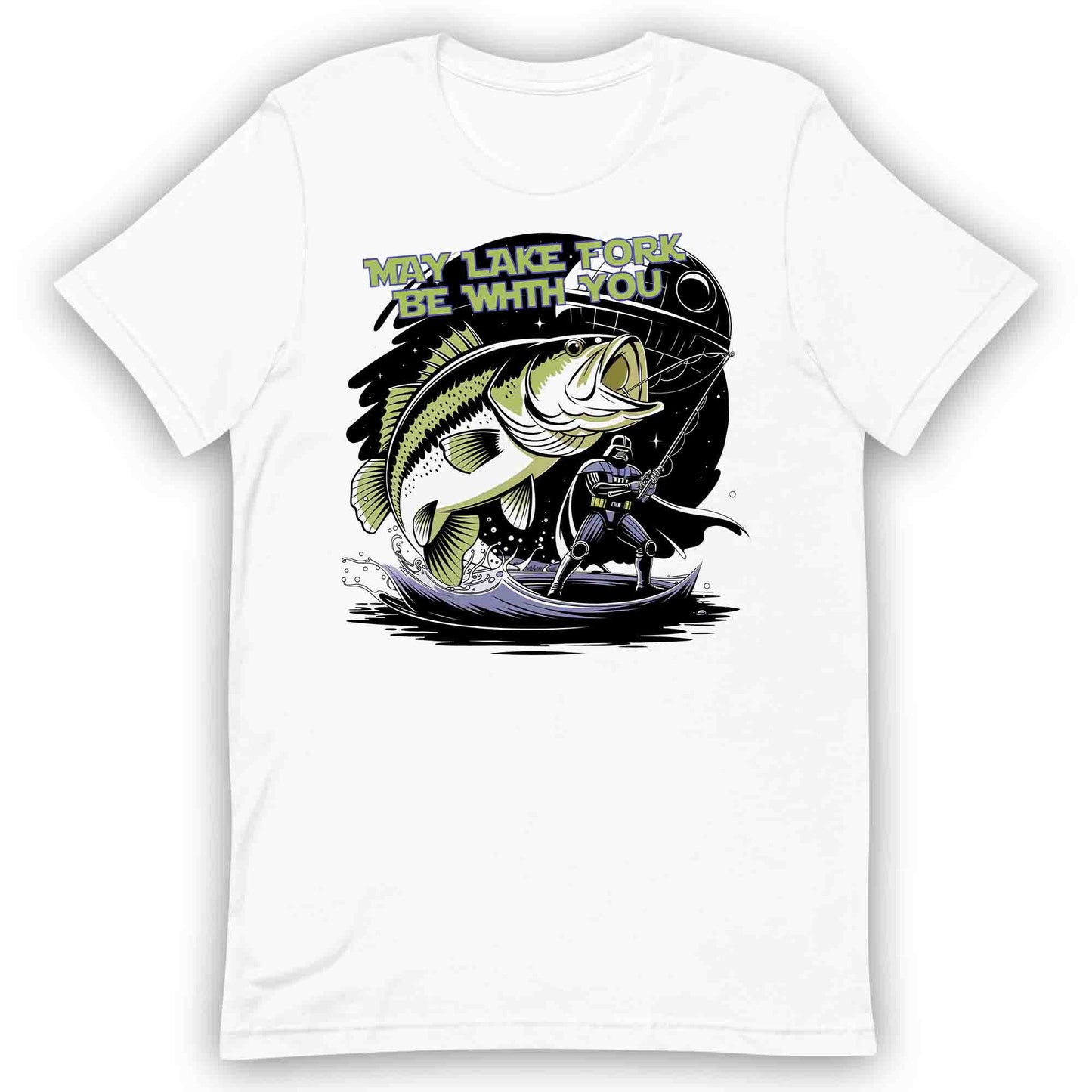 May Lake Fork Be With You T-Shirt | Star Wars Fishing Jumper | Darth Vader Angler Hoodie | PRODUCT CODE: MYDRKTVAEW