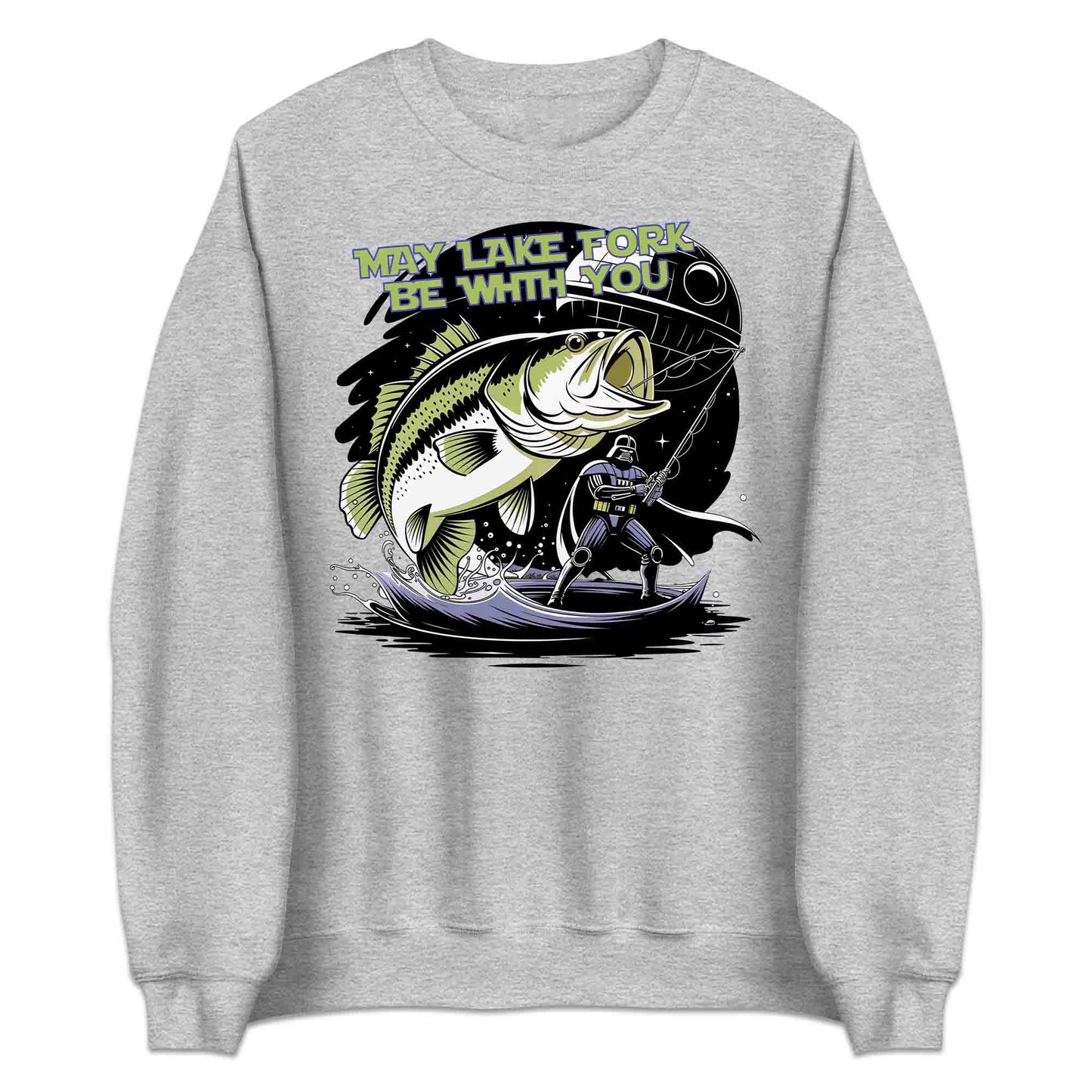 May Lake Fork Be With You T-Shirt | Star Wars Fishing Jumper | Darth Vader Angler Hoodie | PRODUCT CODE: MYDRKTVAEW
