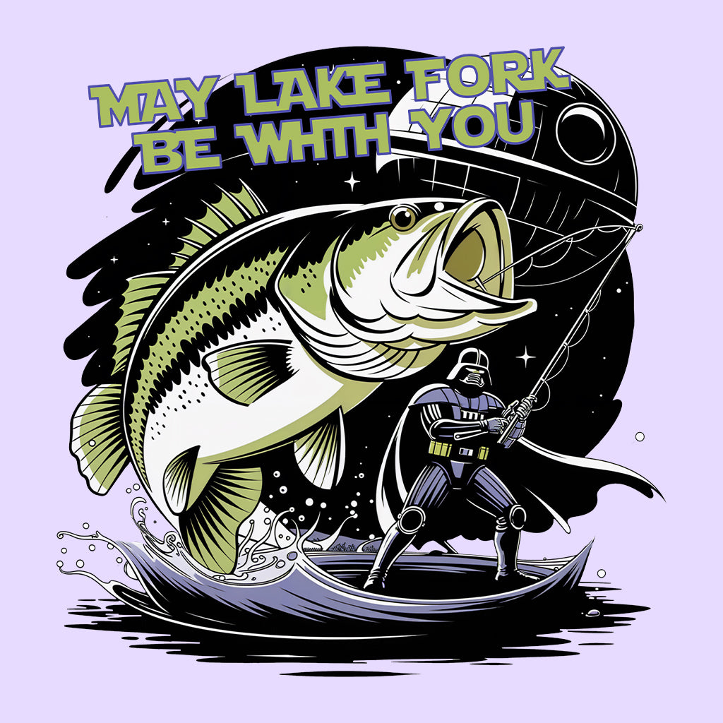 May Lake Fork Be With You T-Shirt | Star Wars Fishing Jumper | Darth Vader Angler Hoodie | PRODUCT CODE: MYDRKTVAEW