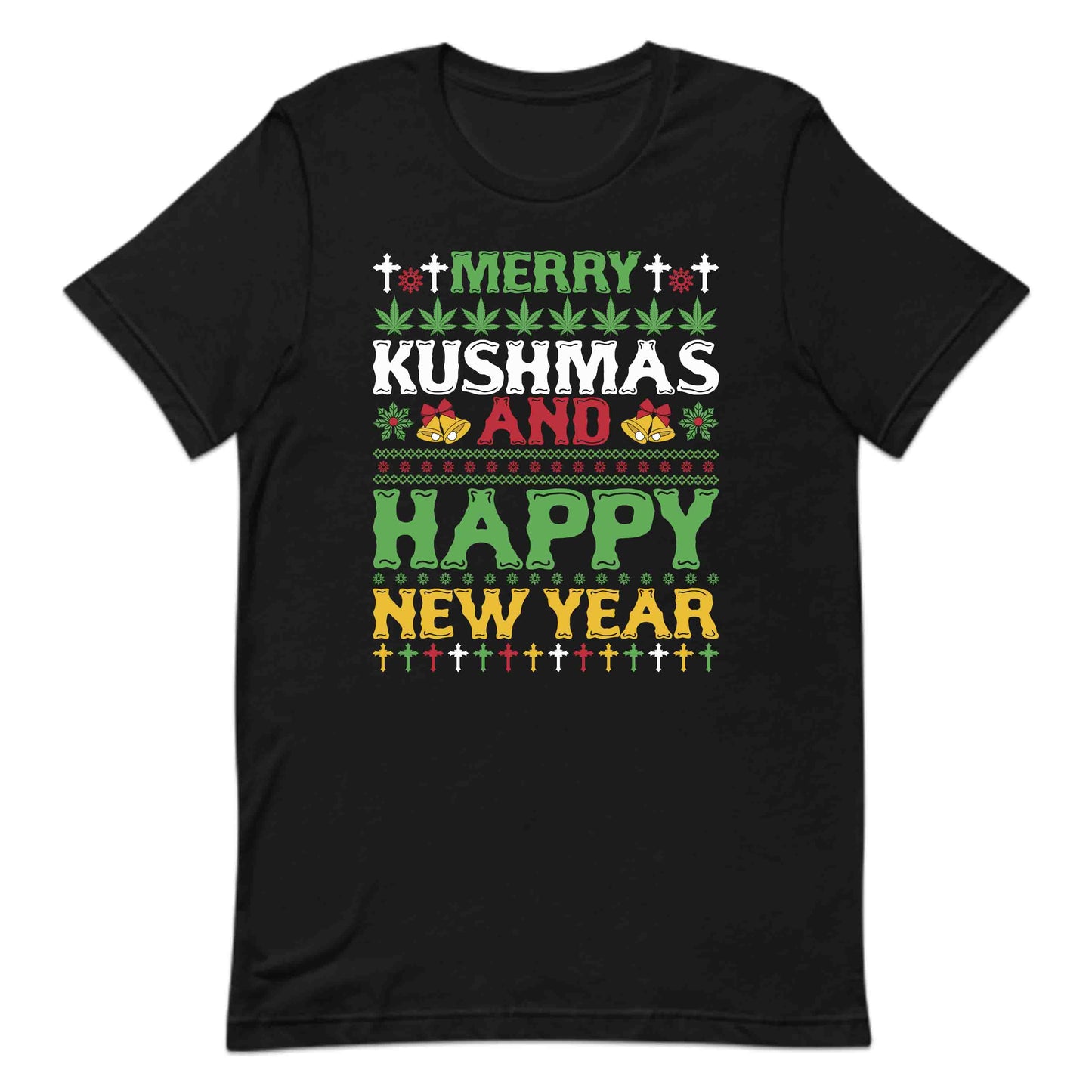 Christmas Merry Kushmas Happy New Year Cannabis Xmas Cheer | PRODUCT CODE: MYKSHMPYNW
