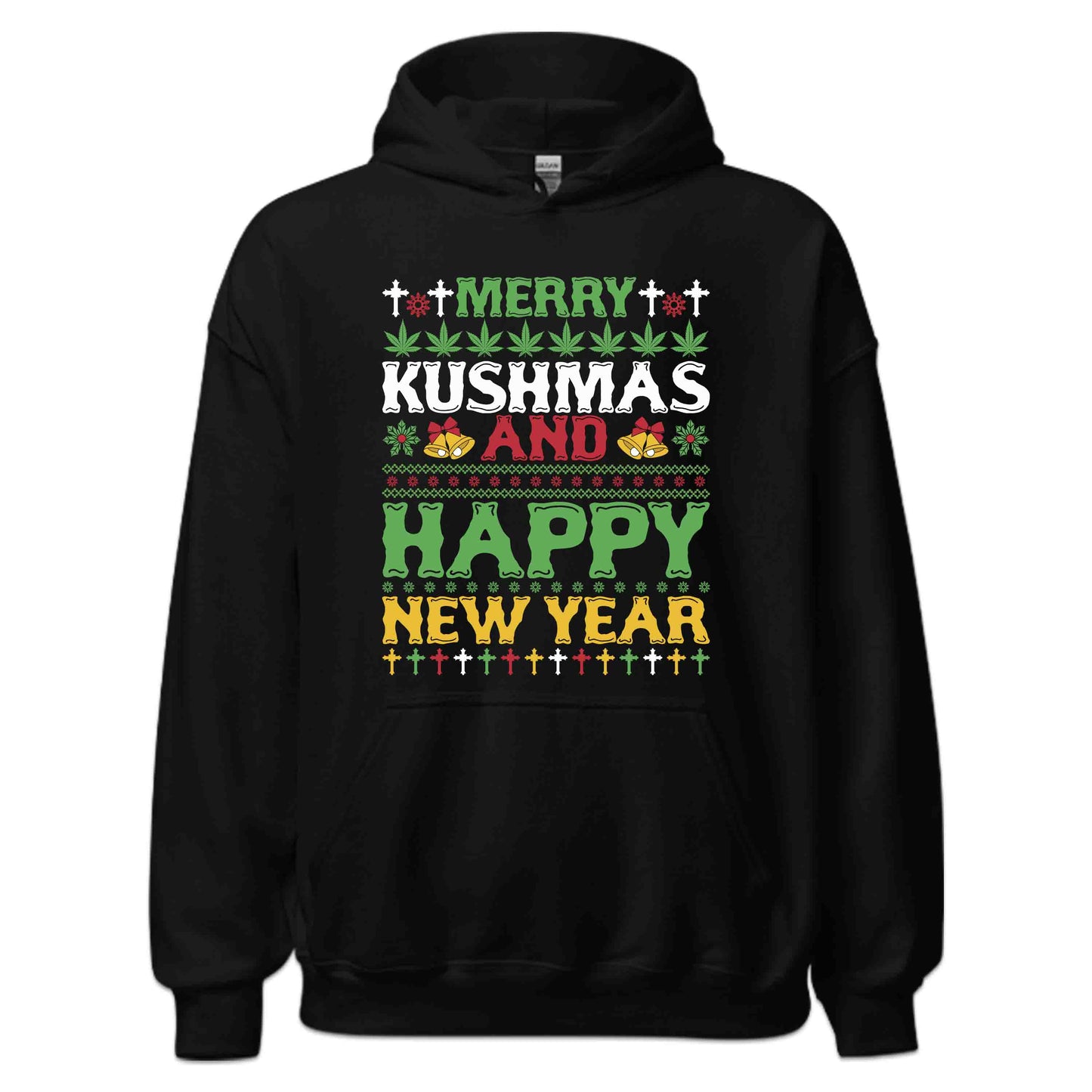 Christmas Merry Kushmas Happy New Year Cannabis Xmas Cheer | PRODUCT CODE: MYKSHMPYNW