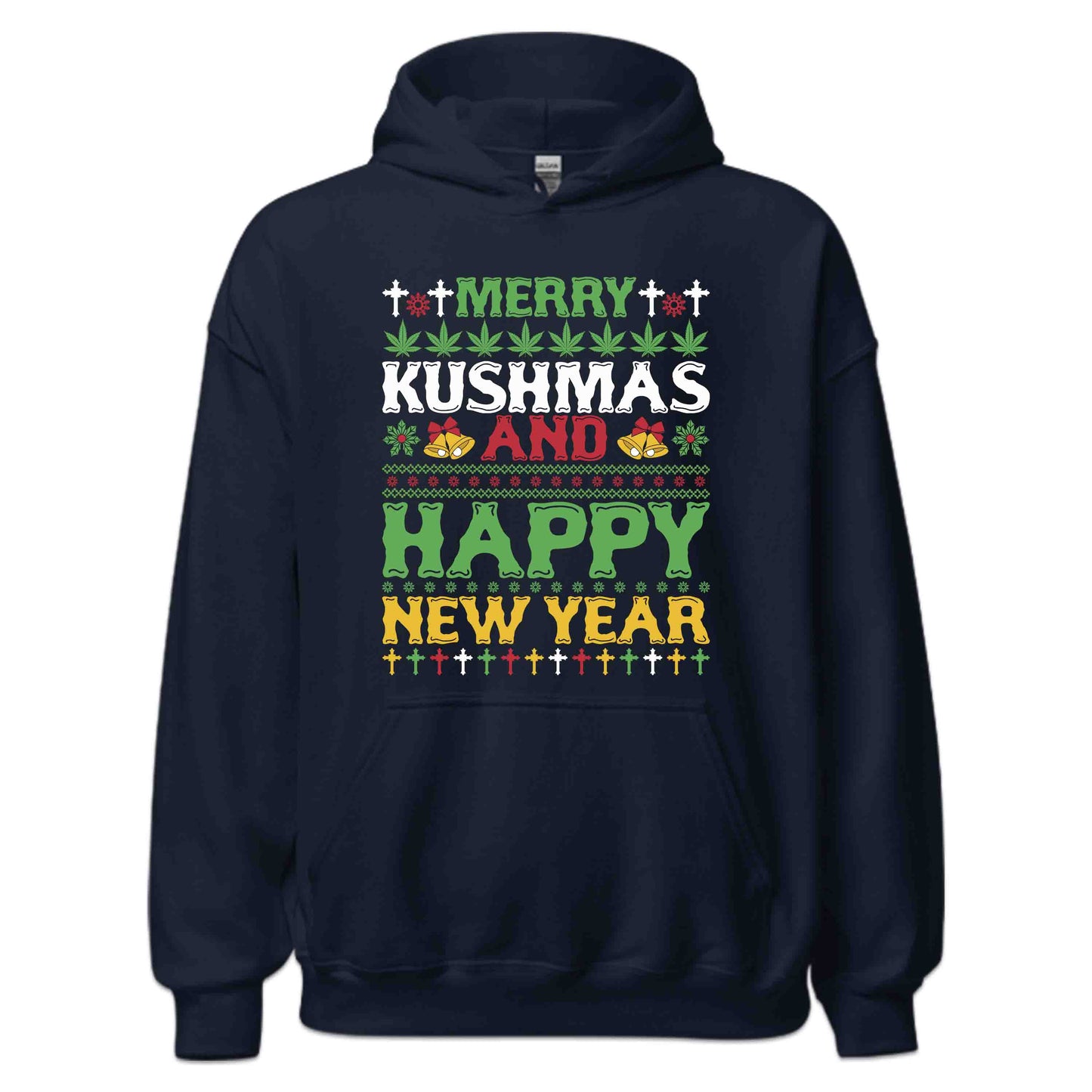 Christmas Merry Kushmas Happy New Year Cannabis Xmas Cheer | PRODUCT CODE: MYKSHMPYNW